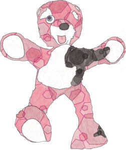 breaking bad bear drawing